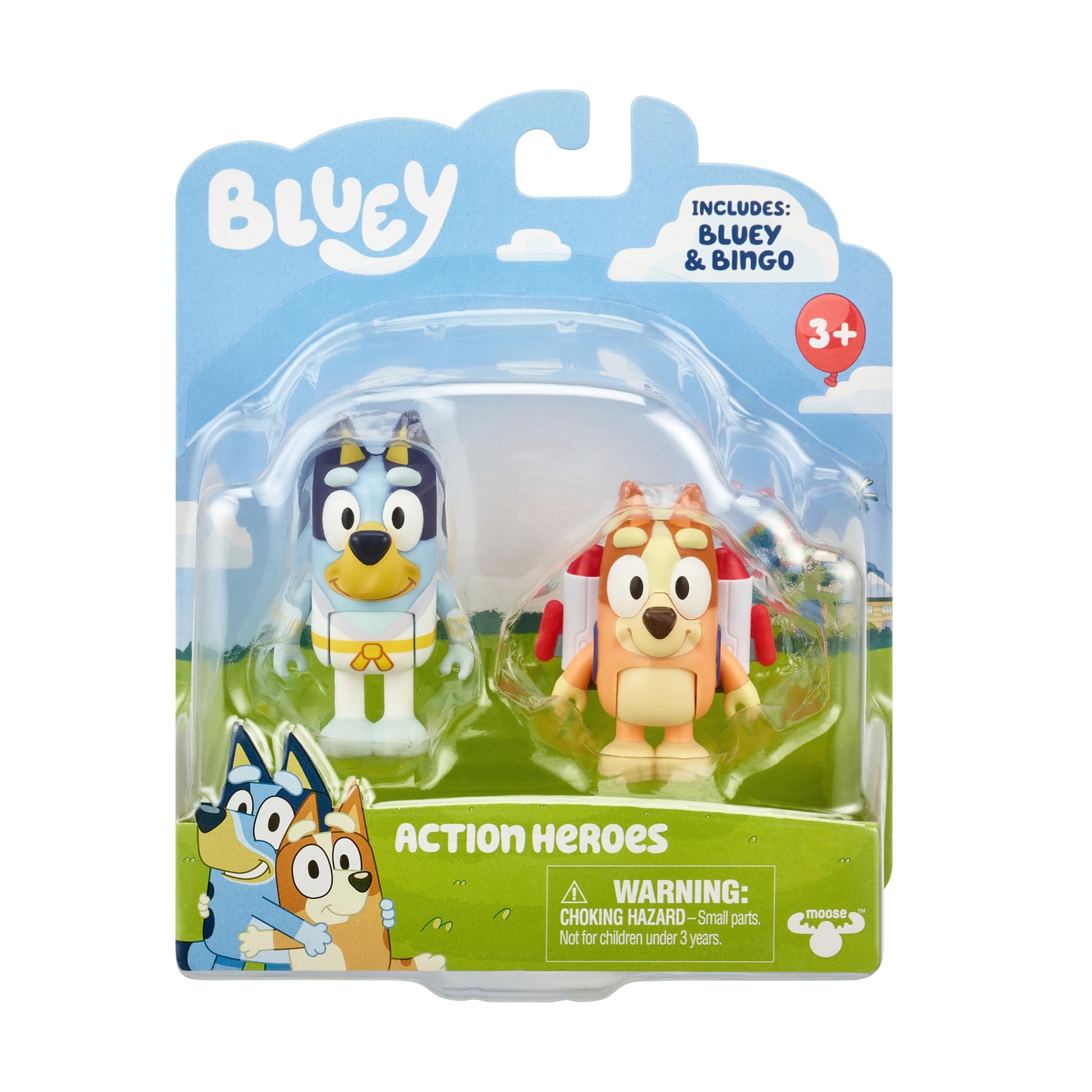 Buy now Bluey Pass The Parcel Figurine Toys Pack of 4, Character Toys with Bingo, Lucky’s Dad, and Lila Figures, Small Action Figures for Kids Ages 3+ Action Heroes at indiglob india