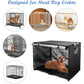 Dog Crate Cover 36 inch - Double Door, Dog Kennel Indoor, Waterproof Dog Kennel Cover with Air Vent Window, for Indoor/Outdoor Most Wire Dog Crate(Black)