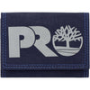 Timberland PRO Men's Cordura Nylon RFID Trifold Wallet with ID Window - Navy (Reflective)