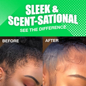 EBIN NEW YORK 24 Hour Edge Tamer Hair Sleek Stick, Extreme Firm Hold, 2.7 oz, Strawberry – Sleek & Go, No Flaking and White Residue