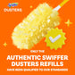 Swiffer Dusters Refill for Cleaning, Feather & Microfiber Duster Disposable Alternative, For Dusting Furniture, Blinds, Ceiling Fans, Walls, Helps Remove Allergens, Heavy Duty, Unscented, 11ct