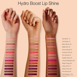 Neutrogena Hydro Boost Moisturizing Lip Gloss, Hydrating Non-Stick and Non-Drying Luminous Tinted Lip Shine with Hyaluronic Acid to Soften and Condition Lips, 90 Pink Mocha Color, 0.10 oz
