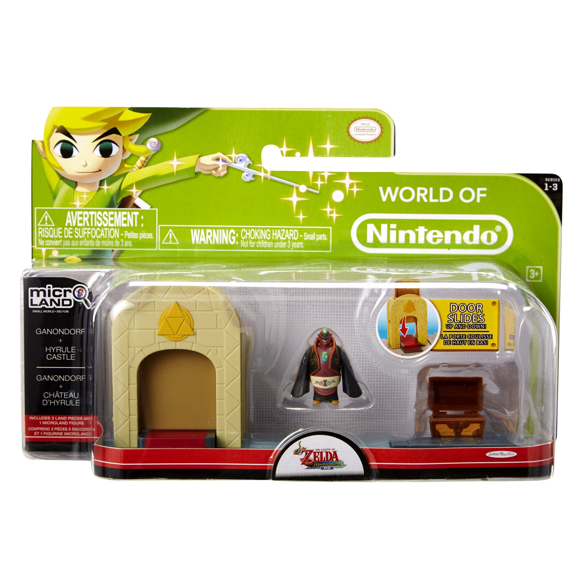 Buy now World of Nintendo Legend of Zelda Windwaker Ganondorf and Hyrule Castle Set at indiglob india
