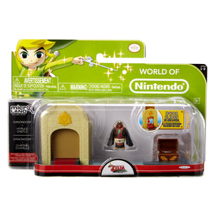 Buy now World of Nintendo Legend of Zelda Windwaker Ganondorf and Hyrule Castle Set at indiglob india
