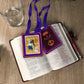 Buy now Scapulars Catholic,Purple Scapular of Benediction and Protection, Scapular of Marie Julie Jahenny, Escapularios Catolicos, Handmade Scapulars Catholic Necklace Gift for Church Religious Decor at indiglob india