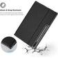 ProCase Book Cover Case for Samsung Galaxy Tab S8 Ultra 2022 14.6 Inch (SM-X900 / SM-X906), Folding Shockproof Multiple Stand Angle Protective Book Case Smart Cover Auto Sleep/Wake Function - Black