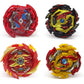 Bey Battle Tops Metal Fusion Burst Turbo Gyro Evolution Set with 4D Launcher Grip and Stadium-Red