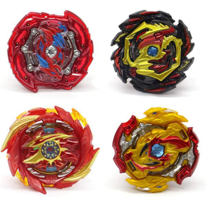 Bey Battle Tops Metal Fusion Burst Turbo Gyro Evolution Set with 4D Launcher Grip and Stadium-Red