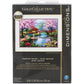 Buy now Dimensions Gold Collection Counted Cross Stitch Kit, Japanese Flower Garden, 16 Count Light Blue Aida, 12'' x 16'' Default at indiglob india