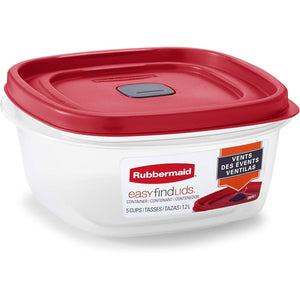 Rubbermaid Easy Find Lids 5-Cup Food Storage and Organization Container