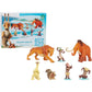 The Ice Age Adventures of Buck Wild Collector 7-Piece Figure Set with Manny, Diego, Sid, Scrat, Buck, Crash, and Eddie, Kids Toys for Ages 3 Up, Amazon Exclusive by Just Play