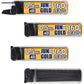 June Gold 108 Pieces, 2.0 mm 2B Lead Refills, 90 mm Length, Extra Bold Thickness, Break Resistant Lead/Graphite