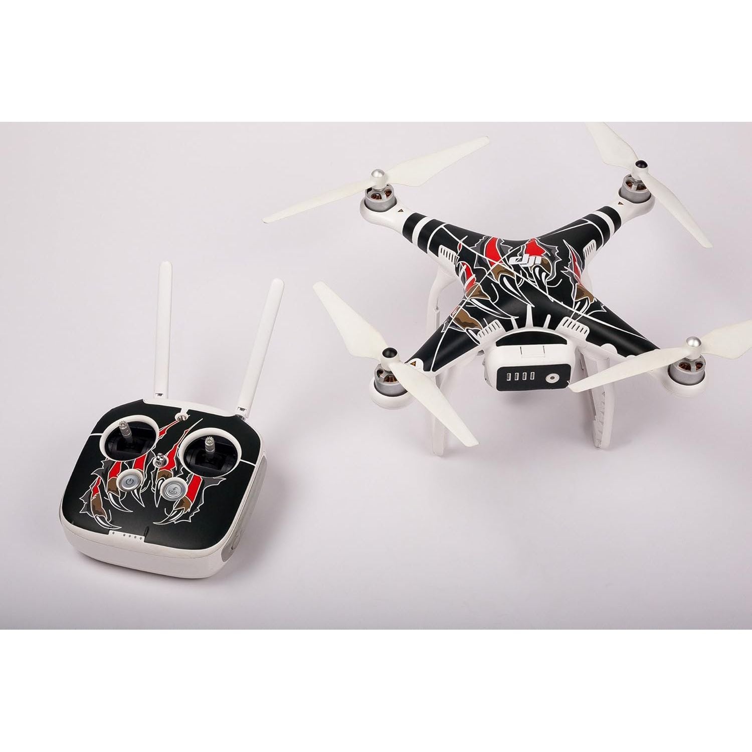 Buy now SummitLink Phantom 3 Sticker Set/Controller & Aircraft Stickers Radiation Wrap Body Decal Skin wrap Sticker (Phantom 3 Standard not Included) at indiglob india