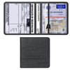 Leather Car Registration and Insurance Card Holder, Car Document Holder for Cards License with Magnetic Shut (Black, large) - Small Black