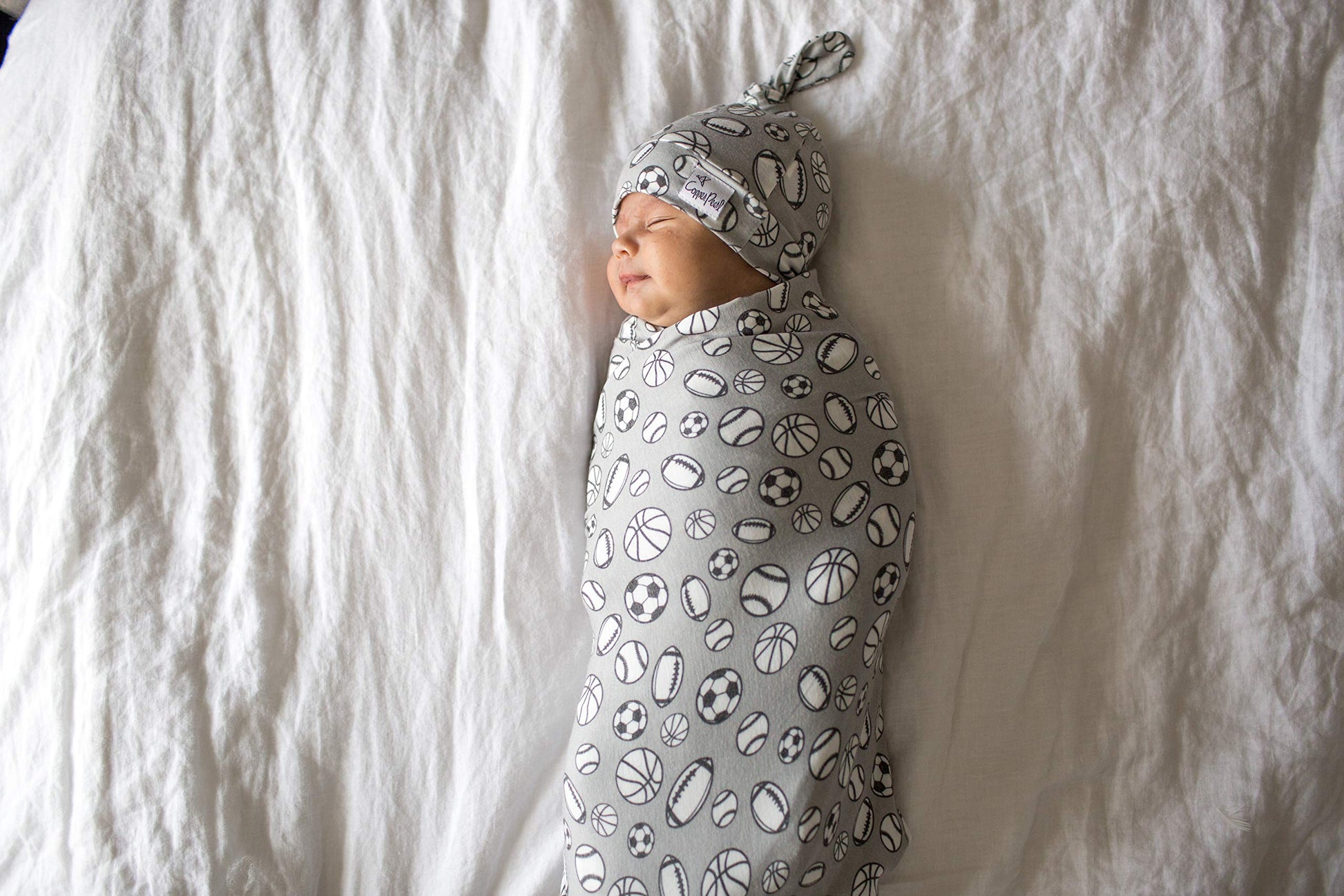 Buy now Copper Pearl Large Premium Knit Baby Swaddle Receiving Blanket Champ at indiglob india