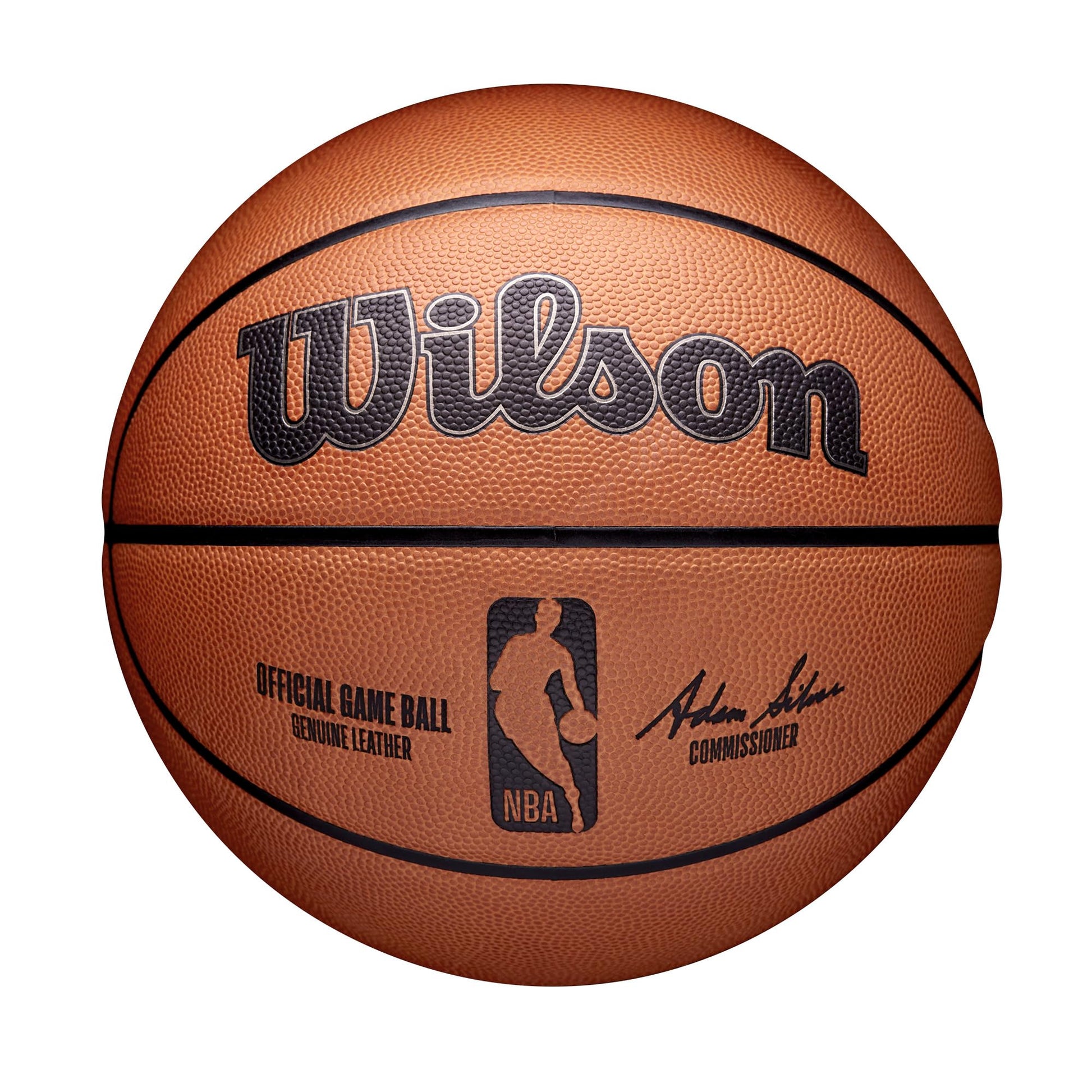 Buy now Wilson NBA Official Game Basketball - Brown, Size 7-29.5" at indiglob india