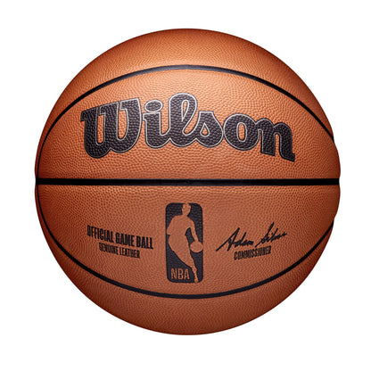 Buy now Wilson NBA Official Game Basketball - Brown, Size 7-29.5" at indiglob india