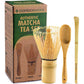 BambooWorx Matcha Whisk Set - (Chasen), Traditional Scoop (Chashaku), Tea Spoon. The Perfect Sets to Prepare a Traditional Cup of Japanese Tea, Handmade from 100% Natural Bamboo - My Store