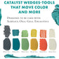 Princeton Catalyst Tools, Art Supplies for Texturizing and Moving Paint, Wedge- White