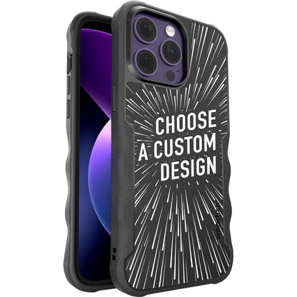 Smartish® iPhone 14 Pro Max Protective Magnetic Case - Gripzilla Compatible with MagSafe [Rugged + Tough] Heavy Duty Grip Cover w/Drop Tested Protection for Apple iPhone 14 Pro Max - Black Tie Affair