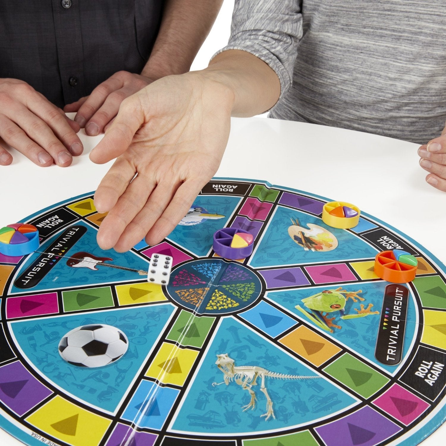 Buy now Hasbro Gaming Trivial Pursuit Game: Family Edition Board Game, Family Trivia Games for Adults and Kids, 2+ Players, Ages 8+ (Amazon Exclusive) at indiglob india