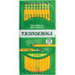 Ticonderoga Wood-Cased Pencils, Pre-Sharpened, #2 HB Soft, Yellow, 18 Count