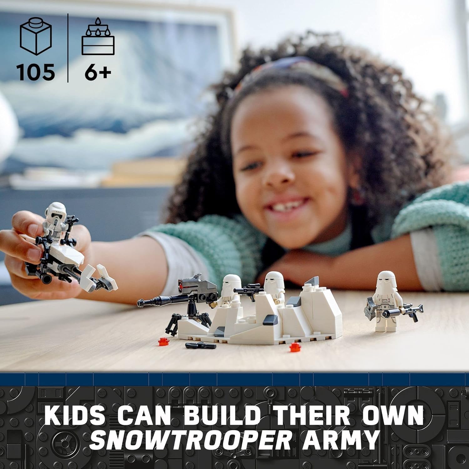Buy now LEGO Star Wars Snowtrooper Battle Pack 75320 Set, Building Toy with 4 Figures, Blasters and Speeder Bike, Gift Idea for Grandchildren, Kids, Boys and Girls Ages 6 and Up at indiglob india