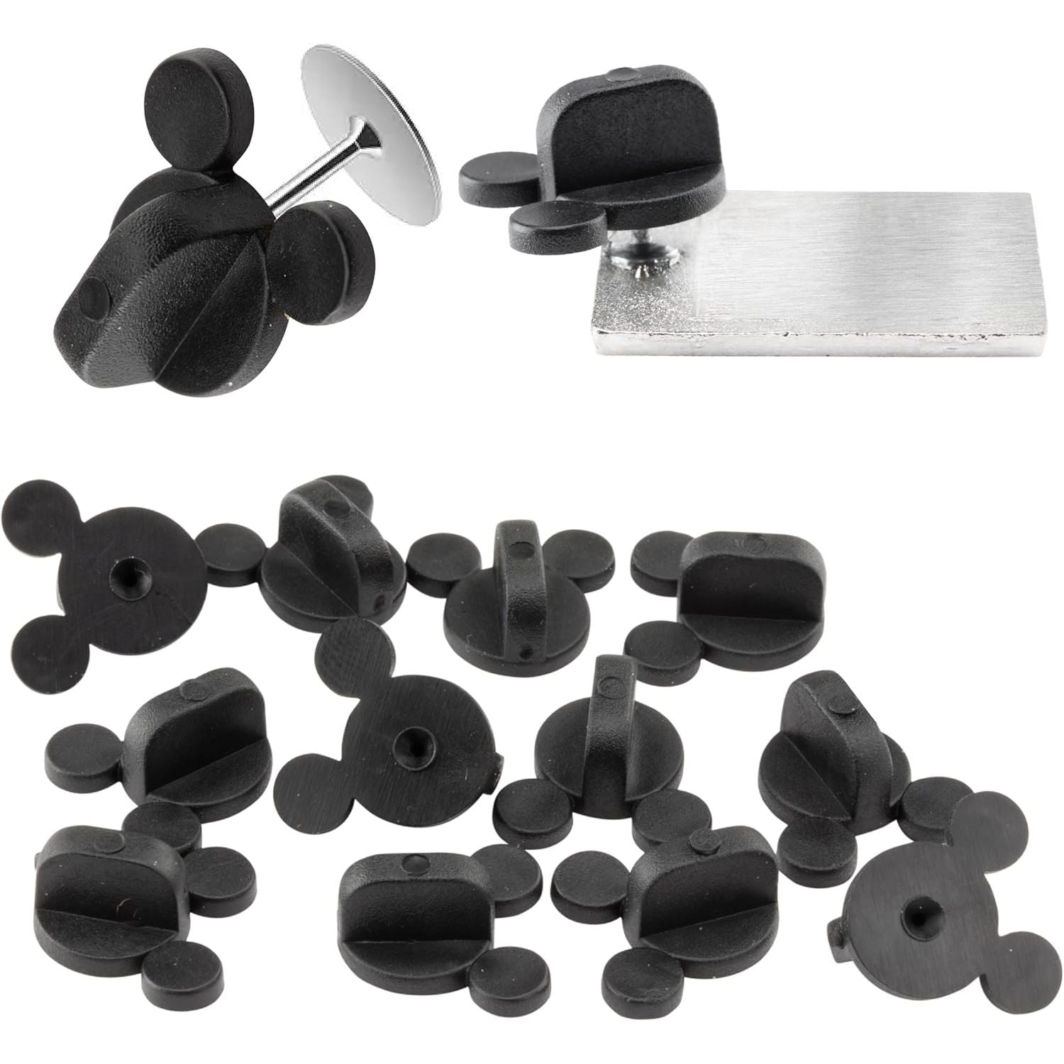 Buy now PVC Rubber Mouse Ears Replacement Pin Backs(50 Pcs) -Compatible with Mickey Mouse, Disney & Novelty Collectible pins - Keep Your Favorite pins Safely Secured to Your Clothes - Keepers, Pinback 12 Pack at indiglob india