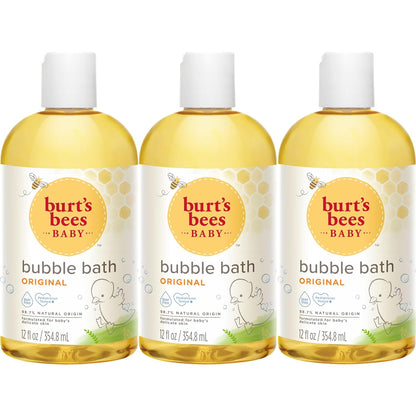Burt's Bees Baby Shampoo and Body Wash with Lavender, Calming Tear Free Baby Soap, 98% Natural Origin, 21 Fl Oz