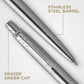 Parker Jotter Mechanical Pencil Stainless Steel with Chrome Trim 0.5mm HB #2 Smooth & Precise Signature Retractable Design Gift Boxed