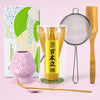 TEANAGOO MA-01 Japanese Matcha Ceremony Accessory, Matcha Whisk (Chasen), Traditional Scoop (Chashaku), Tea Spoon, Whisk Holder, The Perfect Set to Prepare a Traditional Cup of Matcha.… - 6-PCS Purple Cherry Blossom-A