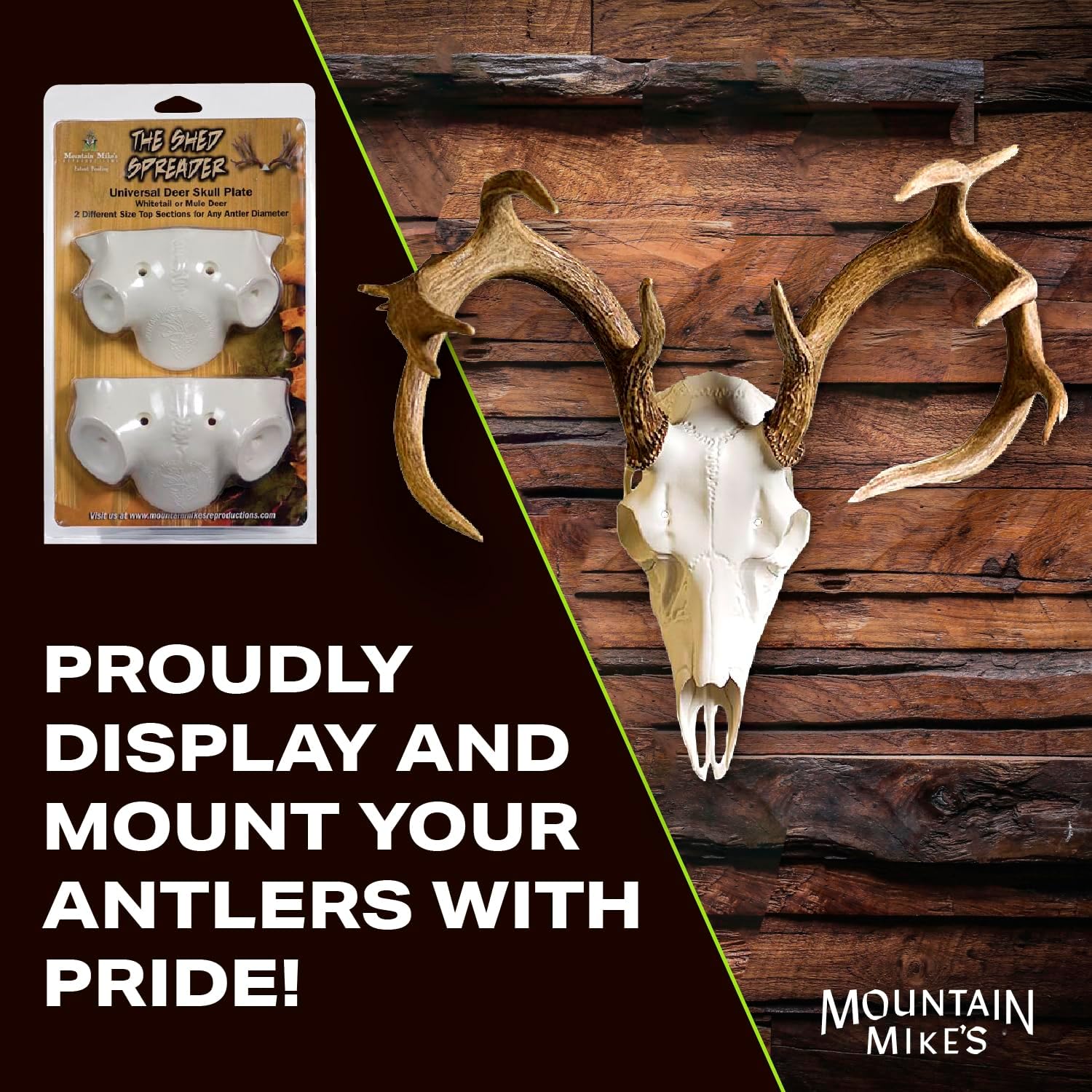 Buy now Mountain Mike's Reproductions Shed Spreader Antler Mounting Kit at indiglob india