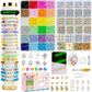 LZOUOWO 5300 Clay Beads Bracelet Making Aesthetic Kit, Polymer Heishi Preppy Letter Beads for Friendship Bracelet, Pearl Disc Beads Charms for Jewelry Making, DIY Creative Gift for Girls 8-12 Teens
