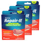 Dentemp Repair Kit - Repair-It Advanced Formula Denture Repair Kit - Repairs Broken Dentures, Mends Cracks and Replace Loose Teeth