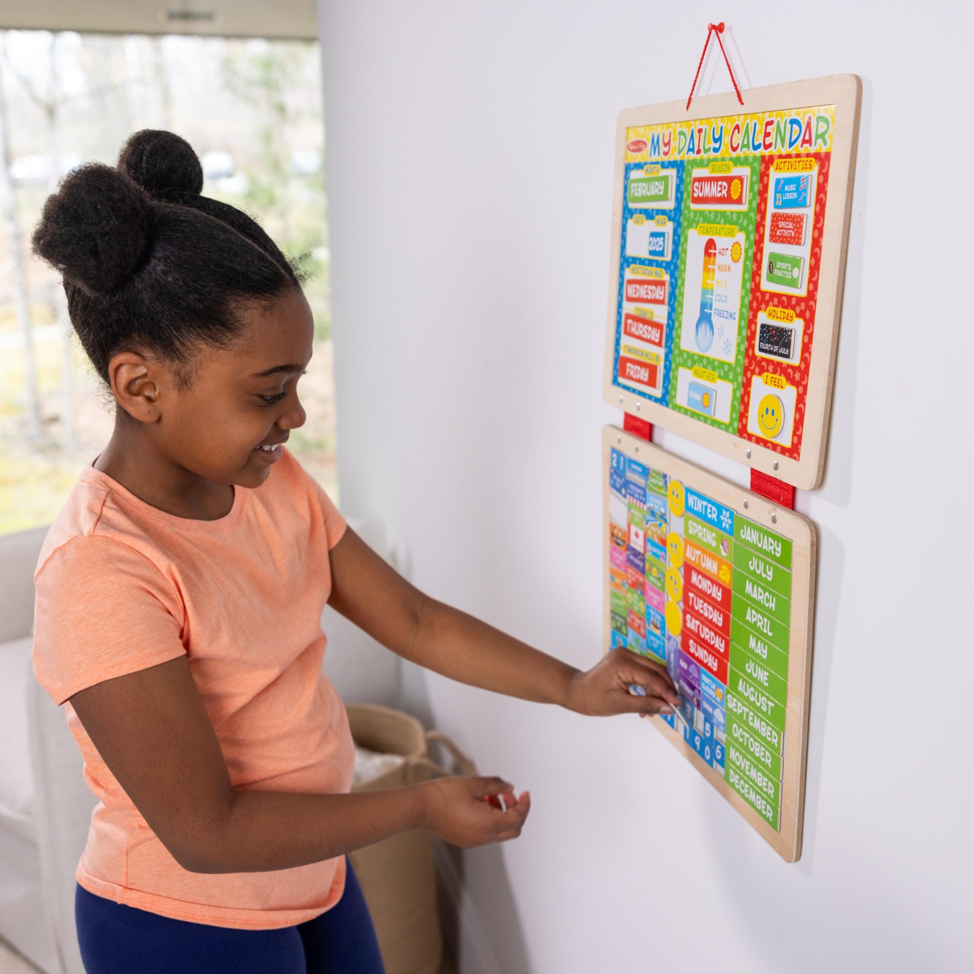 Buy now Melissa & Doug My First Daily Magnetic Calendar, Classroom Calendar for Kids Activities with Weather & Seasons, Preschool Toys for Girls & Boys Ages 4+ at indiglob india