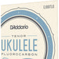 D'Addario Tenor Ukulele Strings, Fluorocarbon, EJ99TLG, Low-G, 4-String Set, Pack of 1