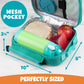 Buy now Kids Insulated Lunch Box w Snack Pocket & Expandable Water Bottle Holder For Girls- Waterproof Lunchbox Tote Keeps Food Hotter or Colder Longer - Reusable Back to School Bag Fits Most Bento Containers at indiglob india