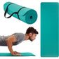 Gaiam Essentials Thick 2/5" (10mm) and Thin 1/4" (6mm) Yoga & Pilates, Fitness & Exercise Mat with Easy-Cinch Carrier Strap