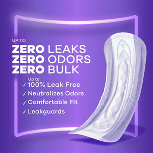 Always Discreet Adult Incontinence Pads for Women, Moderate Absorbency, Long Length, Postpartum Pads, 162 Count (3 Packs of 54)