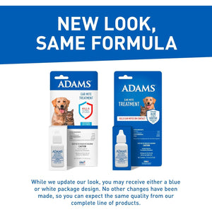 Adams Ear Mite Treatment for Dogs and Cats Over 12 Weeks, Kills Ear Mites On Contact, Relief for Dogs and Cats Suffering from Ear Mites, Soothing Aloe and Lanolin Formula .5 Fl Oz