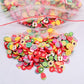 Tiny Fruit Slime Charms Cute Set, 10000pcs Charms for Slime Assorted Fruits Apple Banana Strawberry Blueberry Watermelon Melon and More for Craft Making, Ornament Nail Art DIY Crafts