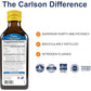 Carlson - The Very Finest Fish Oil, 1600 mg Omega-3s, Liquid Fish Oil Supplement, Norwegian Fish Oil, Wild-Caught, Sustainably Sourced Fish Oil Liquid, Lemon, 200ml, 6.7 Fl Oz