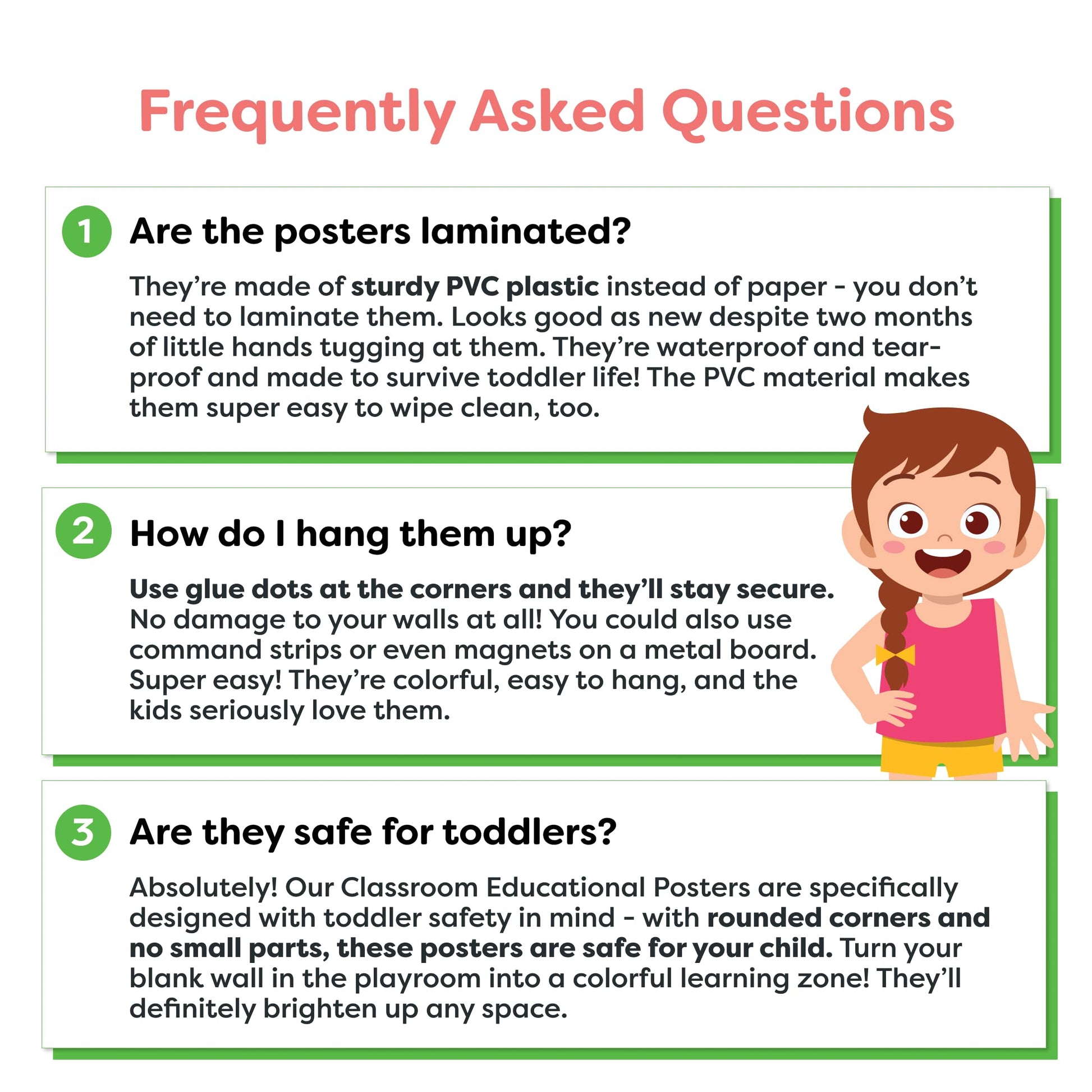 Buy now Classroom Educational Posters - 20pcs 16” x 11” - Teacher Classroom Must Haves Supplies Essentials - ABC Alphabet Poster School Supplies - Elementary Kindergarten Preschool Learning Activities at indiglob india