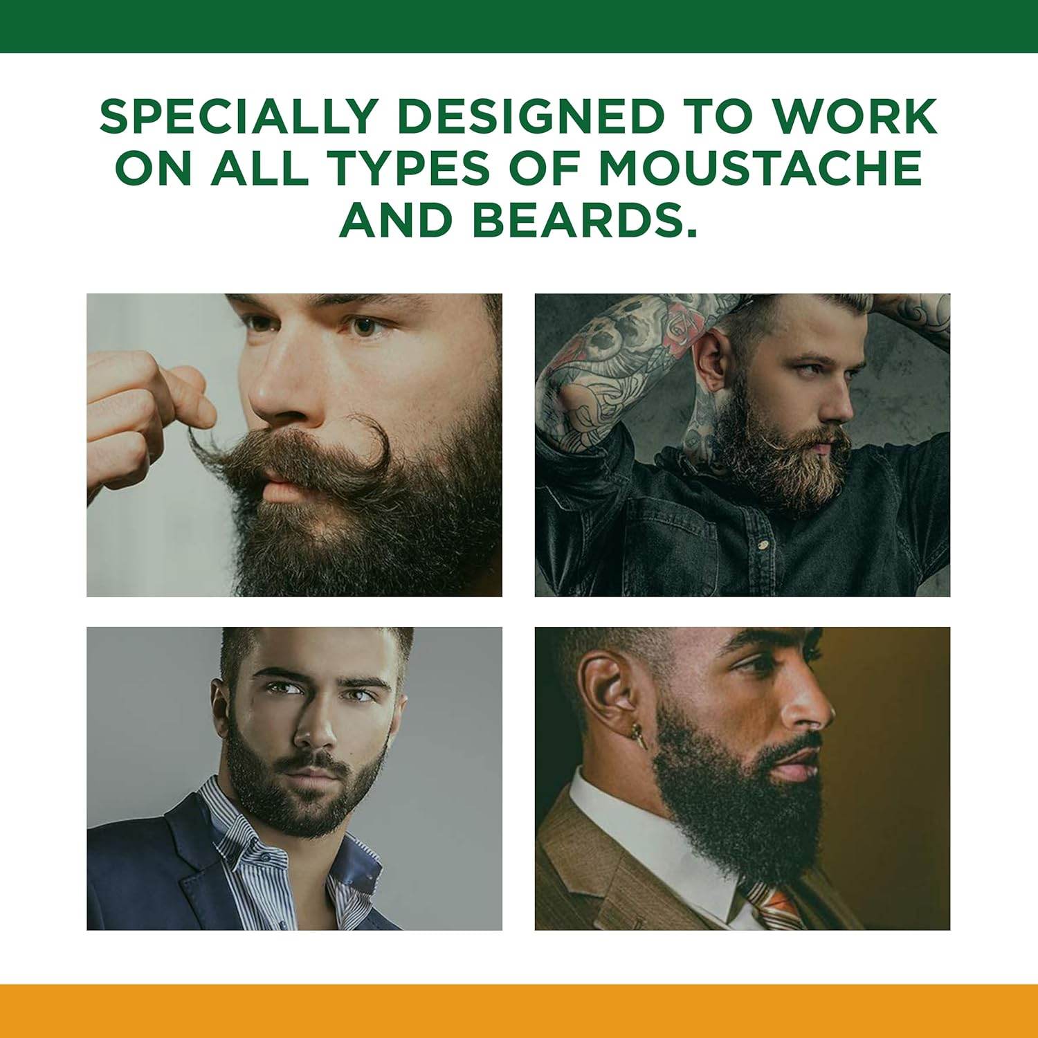 Clubman Moustache Wax – Mustache Wax for Men Strong Hold, Neutral Color, Includes Styling Brush, Hang Pack, 0.5 oz - My Store