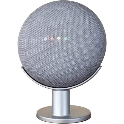 Mount Genie Pedestal for Nest Mini (2nd Gen) and Google Home Mini (1st Gen) | Improves Sound and Appearance | Cleanest Mount Holder Stand for Mini (Charcoal)