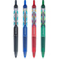 PILOT Precise V5 RT Refillable & Retractable Rolling Ball Pens, Extra Fine Point Pens, 0.5 mm, Assorted, Pack of 4 - Ideal for School, Journaling & Office Writing