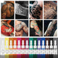 14 pcs Tattoo Ink Set 5ml Tattoo Professional Supply Black Color Set Tattoo Ink Red White Tattoo Ink Tattoo Pigment Set for Body Art Long Lasting - My Store