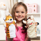 Buy now Melissa & Doug Zoo Friends Hand Puppets (FFP) at indiglob india