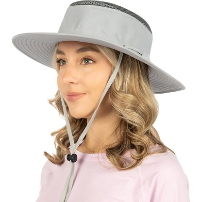 SUN CUBE Wide Brim Sun Hat for Men Women, Sun Protection UV Hat, Safari Hiking Boonie Hat