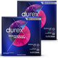 Condoms, Ultra Fine, Ribbed, Dotted with Delay Lubricant, Durex Performax Intense Natural Rubber Latex Condoms, 24 Count, Contains Desensitizing Lube for Men, FSA & HSA Eligible
